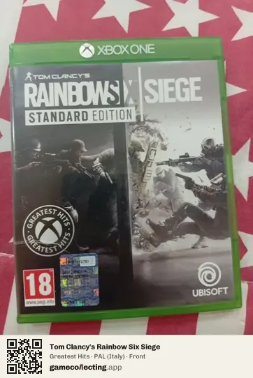 Tom Clancy's Rainbow Six Siege Xbox One, Italy box front