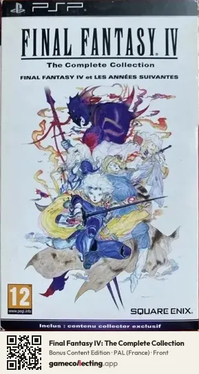 Final Fantasy IV: The Complete Collection PlayStation Portable, France box front