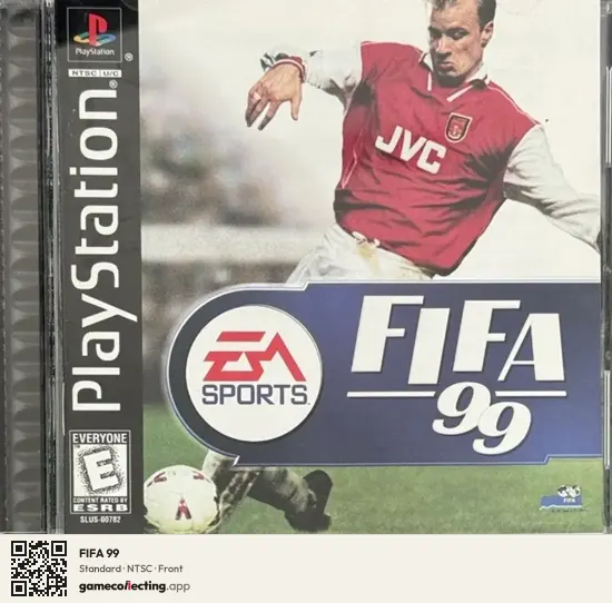 FIFA 99 PlayStation, NTSC box front