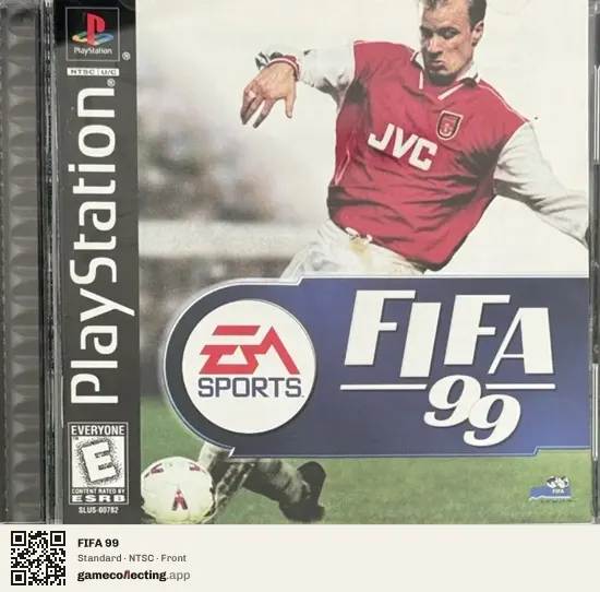 FIFA 99 PlayStation, NTSC box front