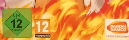 One Piece: Pirate Warriors 3, the USK square on its front
