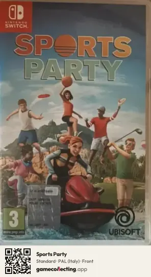 Sports Party Nintendo Switch, Italy box front