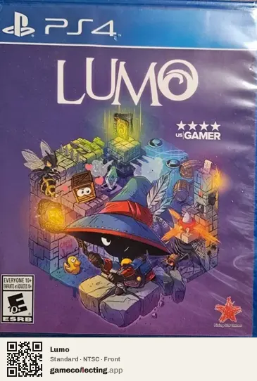 Lumo PlayStation 4, NTSC box front