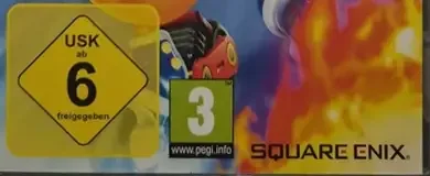 Chocobo GP, the USK square on its front