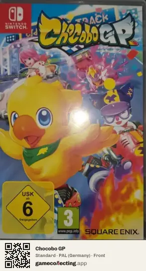 Chocobo GP Nintendo Switch, Germany box front