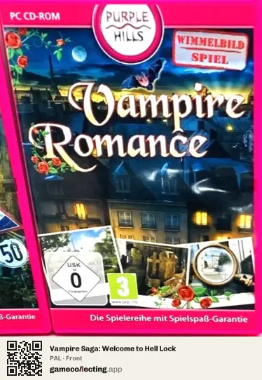 Vampire Saga: Welcome to Hell Lock Computer, PAL box front
