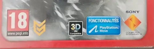 Killzone 3, the PEGI square on its front