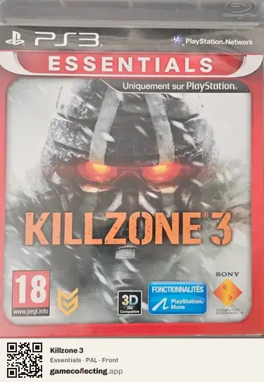 Killzone 3 PlayStation 3, PAL box front