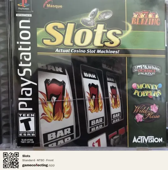 Slots PlayStation, NTSC box front