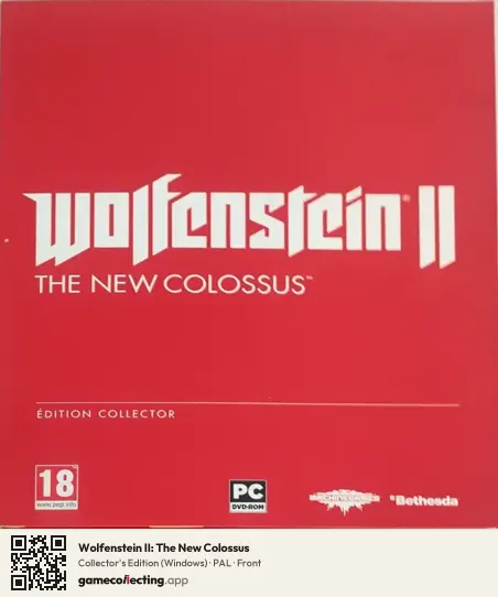 Wolfenstein II: The New Colossus Computer, PAL box front