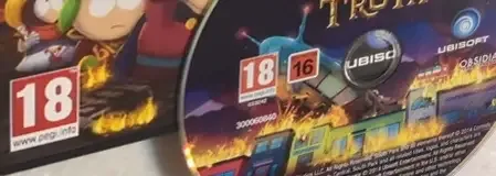 South Park: The Stick of Truth, the PEGI square on its front