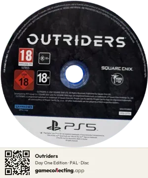 Outriders PlayStation 5, PAL disc