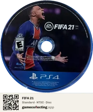 FIFA 21 PlayStation 4, NTSC disc
