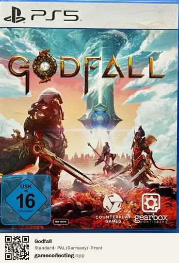 Godfall PlayStation 5, Germany box front