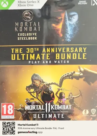 Mortal Kombat 11 Xbox Series X, PAL box front