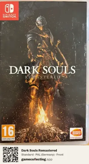 Dark Souls Remastered Nintendo Switch, Germany box front