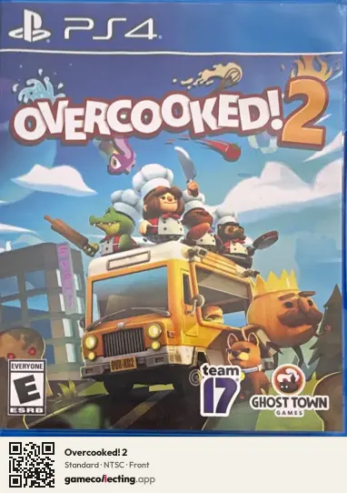 Overcooked! 2 PlayStation 4, NTSC box front
