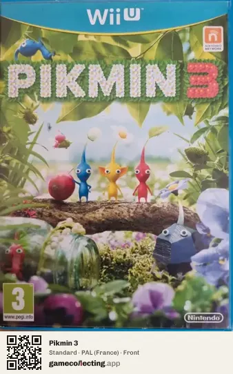 Pikmin 3 Nintendo Wii U, France box front