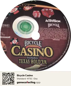 Bicycle Casino Xbox, NTSC disc