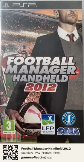Football Manager Handheld 2012 PlayStation Portable, France box front