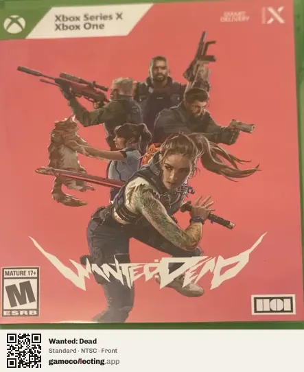 Wanted: Dead Xbox Series X, NTSC box front