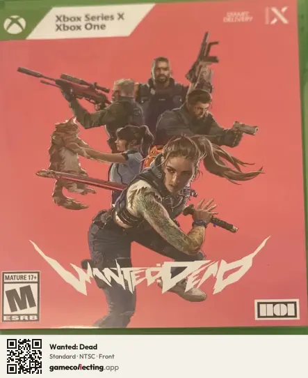 Wanted: Dead Xbox Series X, NTSC box front