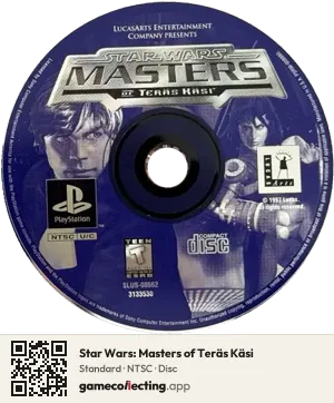 Star Wars: Masters of Teräs Käsi PlayStation, NTSC disc