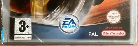 Need for Speed Underground 2, the PEGI square on its front