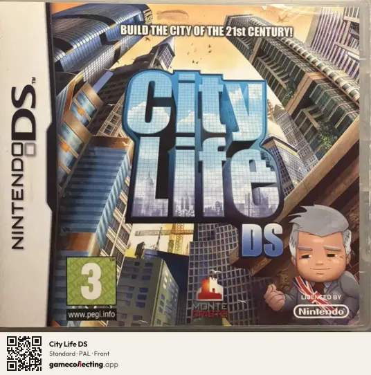 City Life DS Nintendo DS, PAL box front