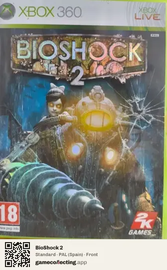 BioShock 2 Xbox 360, Spain box front
