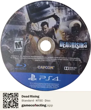 Dead Rising PlayStation 4, NTSC disc