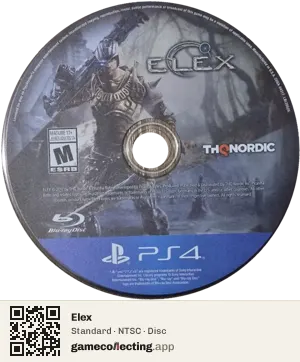Elex PlayStation 4, NTSC disc