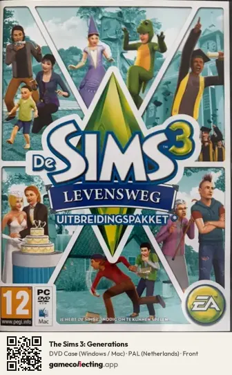 The Sims 3: Generations Computer, Netherlands box front