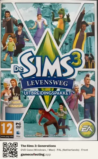 The Sims 3: Generations Computer, Netherlands box front