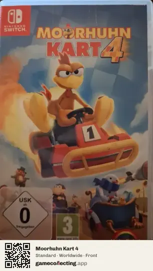 Moorhuhn Kart 4 Nintendo Switch, Worldwide box front