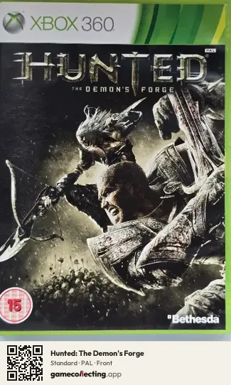 Hunted: The Demon's Forge Xbox 360, PAL box front
