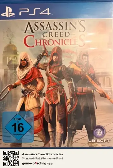 Assassin's Creed Chronicles PlayStation 4, Germany box front