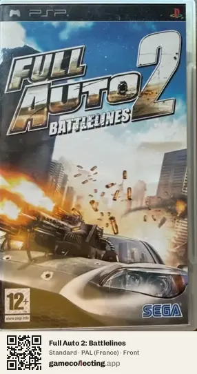 Full Auto 2: Battlelines PlayStation Portable, France box front