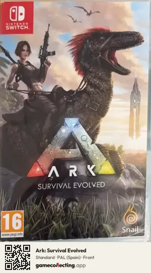Ark: Survival Evolved Nintendo Switch, Spain box front