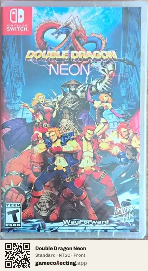 Double Dragon Neon Nintendo Switch, NTSC box front