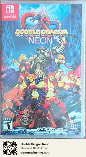 Double Dragon Neon Nintendo Switch, NTSC box front