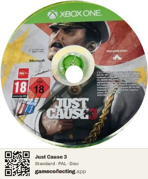 Just Cause 3 Xbox One, PAL disc