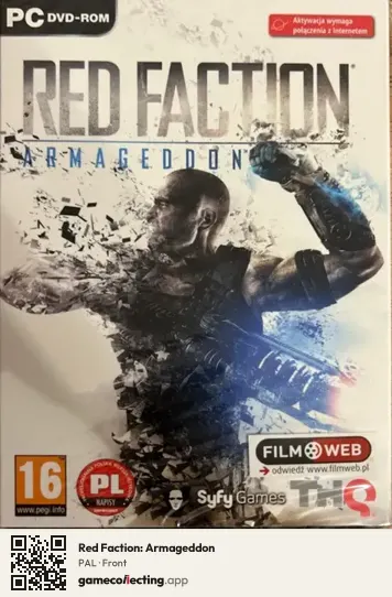Red Faction: Armageddon Computer, PAL box front