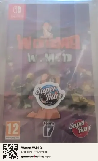 Worms W.M.D Nintendo Switch, PAL box front