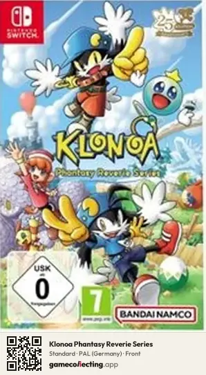 Klonoa Phantasy Reverie Series Nintendo Switch, Germany box front