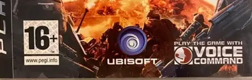 Tom Clancy's EndWar, the PEGI square on its front