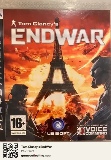 Tom Clancy's EndWar PlayStation 3, PAL box front