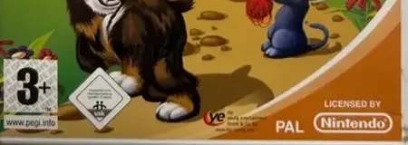 Paws & Claws: Pet Resort, the PEGI square on its front