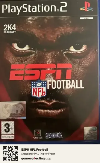 ESPN NFL Football PlayStation 2, Italy box front