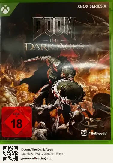 Doom: The Dark Ages Xbox Series X, Germany box front